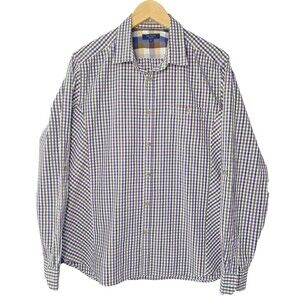 Ted Baker London plaid  Button Down Shirt Long Sleeve Uk 6 is US size XXL